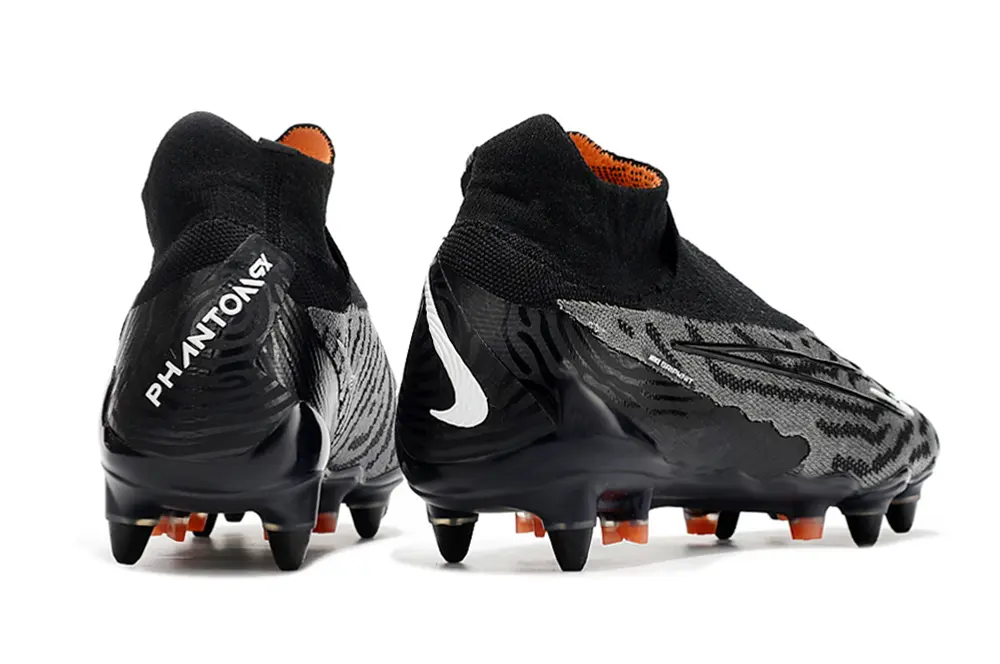 Nike Phantom GX Elite DF SG - Black/Charcoal Grey/Neon Orange