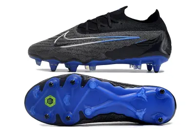 Nike Phantom GX Elite SG - Black/Electric Blue/Charcoal Grey