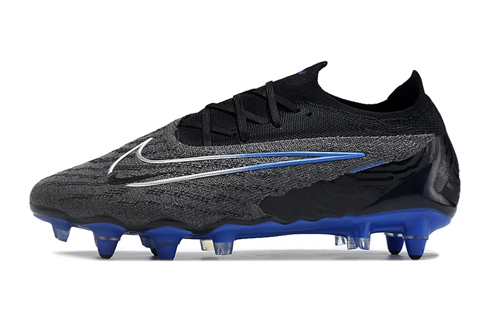 Nike Phantom GX Elite SG - Black/Electric Blue/Charcoal Grey
