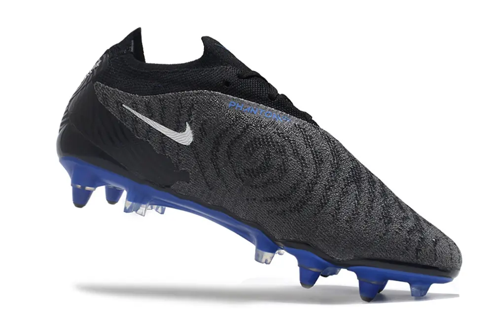 Nike Phantom GX Elite SG - Black/Electric Blue/Charcoal Grey