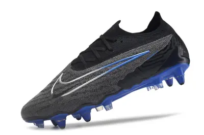 Nike Phantom GX Elite SG - Black/Electric Blue/Charcoal Grey