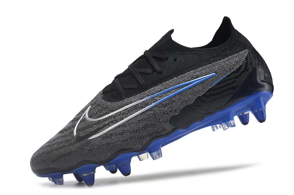 Nike Phantom GX Elite SG - Black/Electric Blue/Charcoal Grey