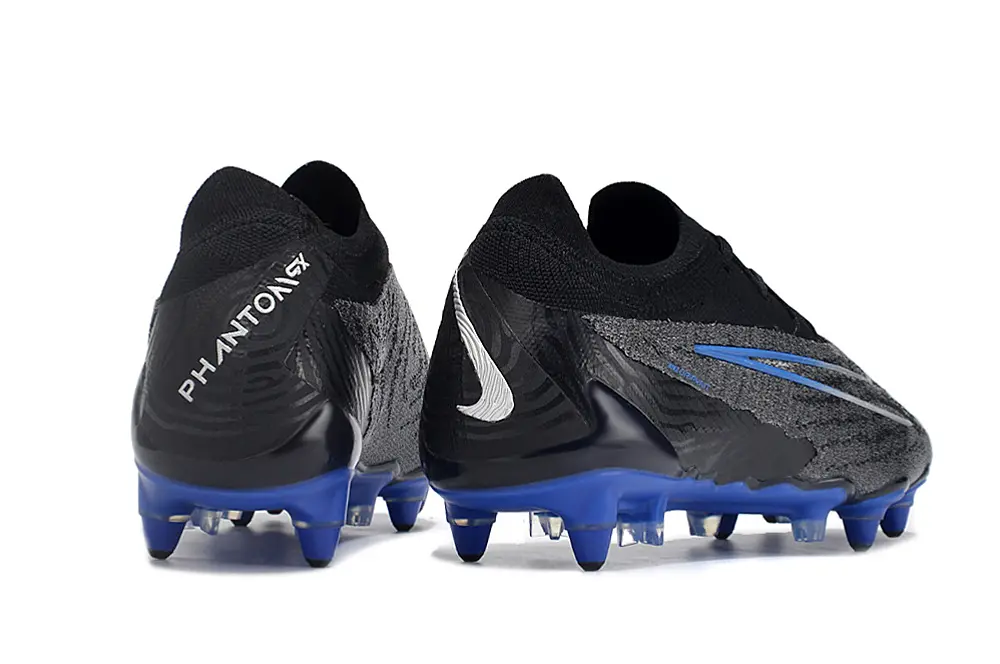 Nike Phantom GX Elite SG - Black/Electric Blue/Charcoal Grey