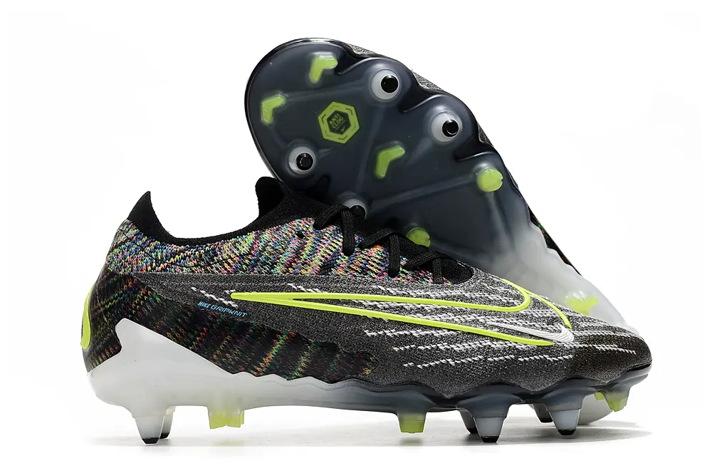 Nike Phantom GX Elite SG - Black/Neon Green/Multi Color