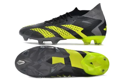 Adidas Predator Accuracy.1 FG - Black/Vibrant Yellow/Dark Gray
