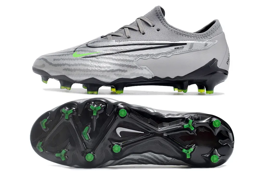 Nike Phantom GX Pro FG - Gray/Vibrant Green/Black