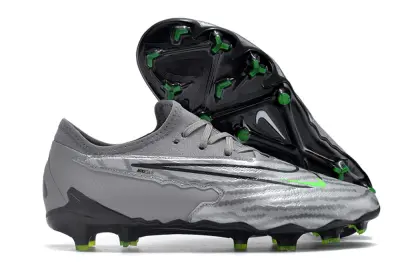 Nike Phantom GX Pro FG - Gray/Vibrant Green/Black
