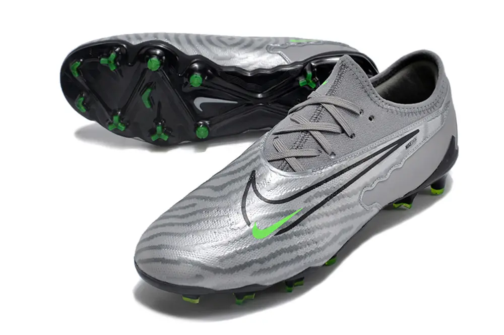 Nike Phantom GX Pro FG - Gray/Vibrant Green/Black
