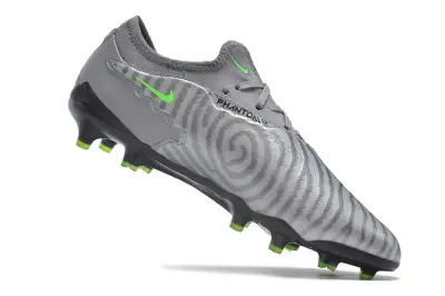Nike Phantom GX Pro FG - Gray/Vibrant Green/Black