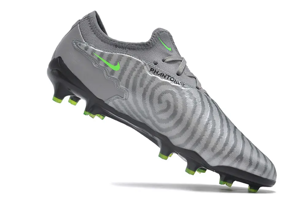 Nike Phantom GX Pro FG - Gray/Vibrant Green/Black