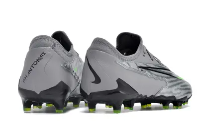 Nike Phantom GX Pro FG - Gray/Vibrant Green/Black