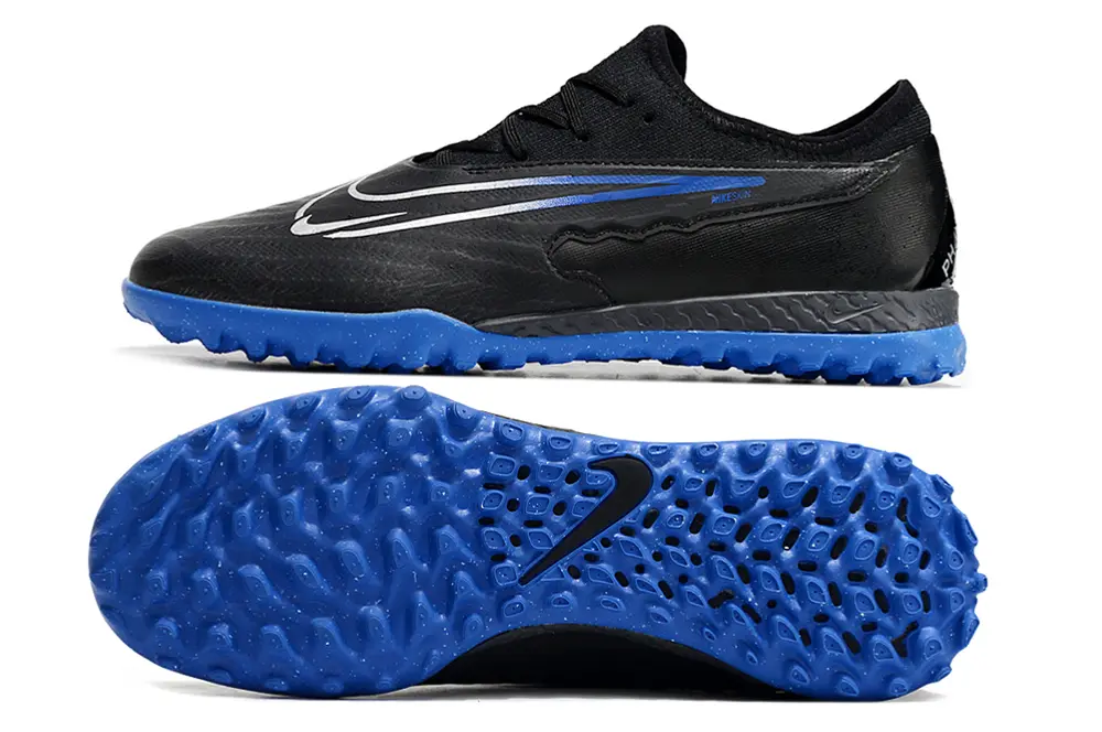 Nike Phantom GX Pro TF - Black/Electric Blue/Metallic Silver