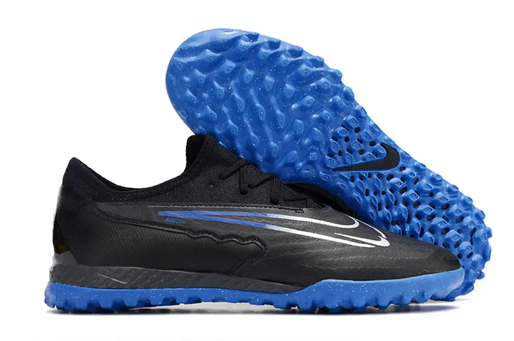 Nike Phantom GX Pro TF - Black/Electric Blue/Metallic Silver