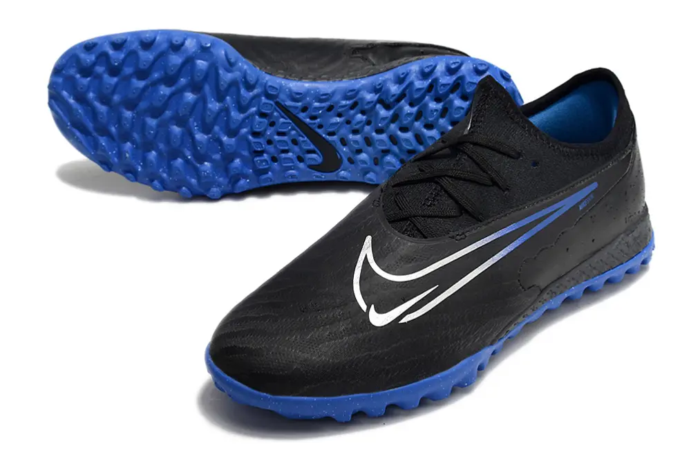 Nike Phantom GX Pro TF - Black/Electric Blue/Metallic Silver