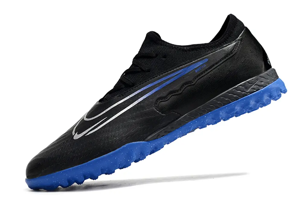 Nike Phantom GX Pro TF - Black/Electric Blue/Metallic Silver