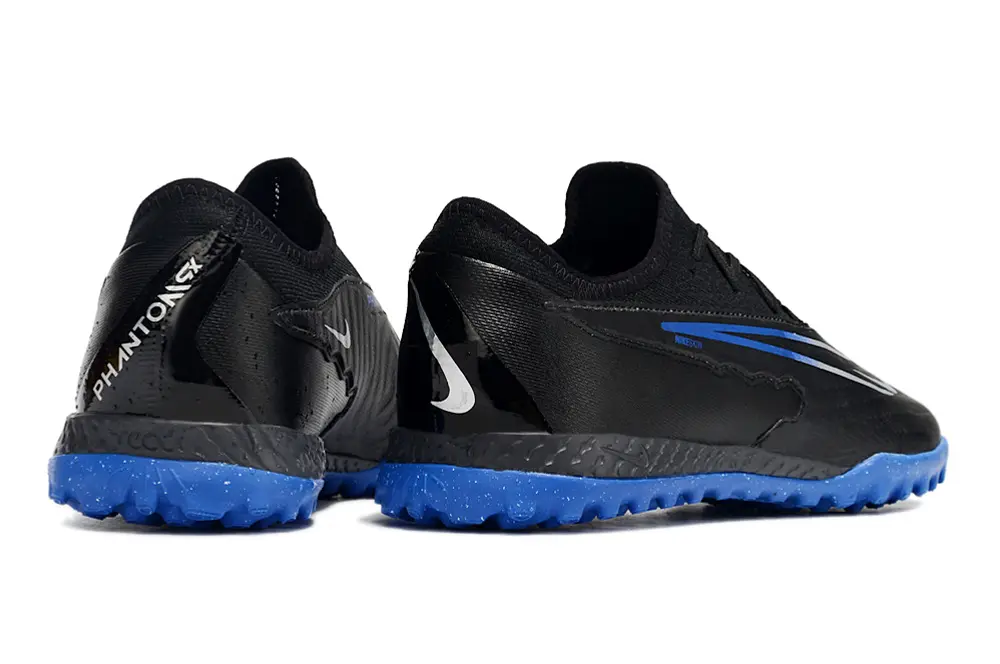 Nike Phantom GX Pro TF - Black/Electric Blue/Metallic Silver