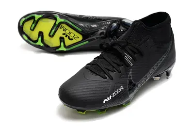 Nike Air Zoom Mercurial Superfly 9 Academy FG - Black/Electric Green/Blackout