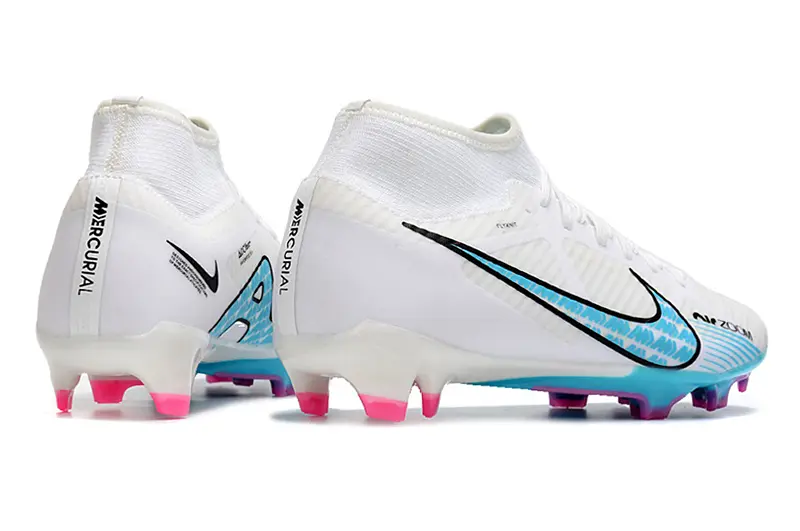 Nike Air Zoom Mercurial Superfly 9 Academy FG - White/Aqua Blue/Pink Fusion