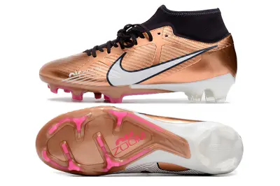 Nike Air Zoom Mercurial Superfly 9 Academy FG - Copper/Bright Pink/Classic White