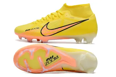 Nike Air Zoom Mercurial Superfly 9 Academy FG - Yellow/Bright Lemon/Coral Peach