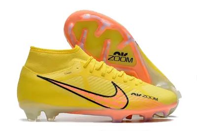 Nike Air Zoom Mercurial Superfly 9 Academy FG - Yellow/Bright Lemon/Coral Peach