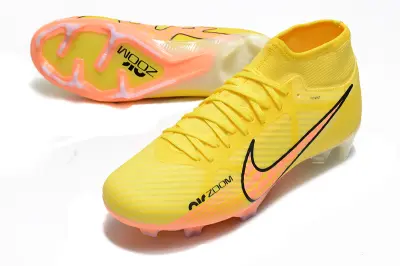 Nike Air Zoom Mercurial Superfly 9 Academy FG - Yellow/Bright Lemon/Coral Peach
