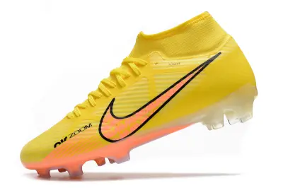 Nike Air Zoom Mercurial Superfly 9 Academy FG - Yellow/Bright Lemon/Coral Peach
