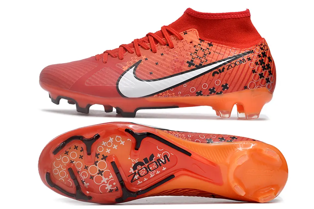 CR7 x Nike Air Zoom Mercurial Superfly 9 Academy FG - Red/Vibrant Red/Fiery Orange
