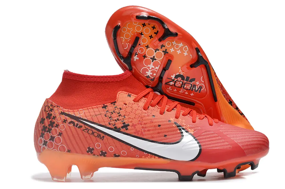 CR7 x Nike Air Zoom Mercurial Superfly 9 Academy FG - Red/Vibrant Red/Fiery Orange