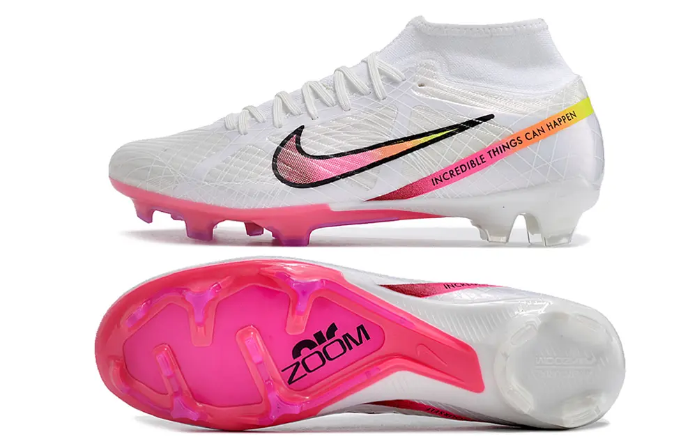 Nike Air Zoom Mercurial Superfly 9 Academy FG - White/Vibrant Pink/Black