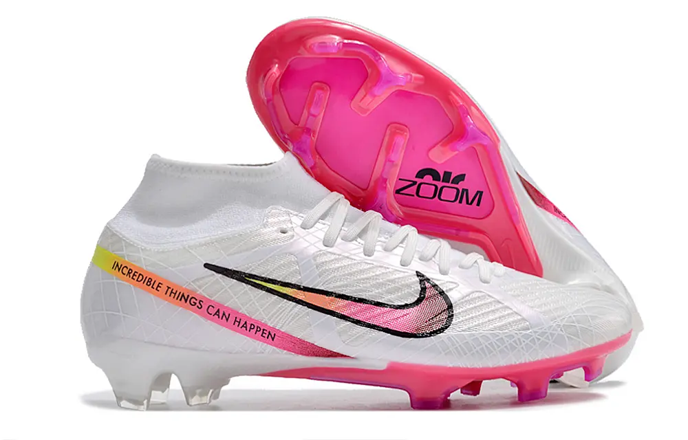 Nike Air Zoom Mercurial Superfly 9 Academy FG - White/Vibrant Pink/Black