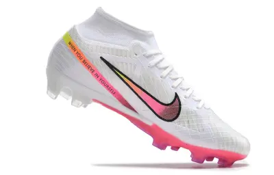 Nike Air Zoom Mercurial Superfly 9 Academy FG - White/Vibrant Pink/Black