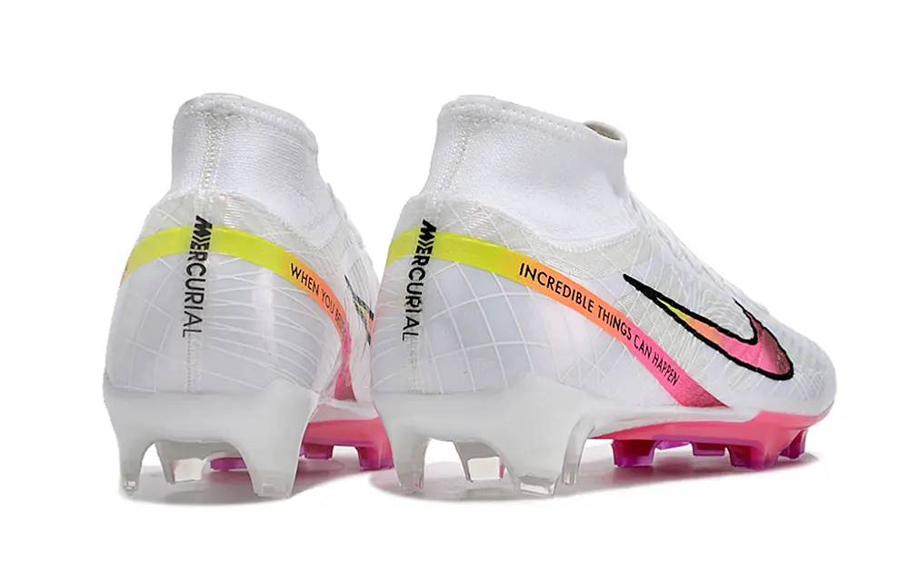 Nike Air Zoom Mercurial Superfly 9 Academy FG - White/Vibrant Pink/Black
