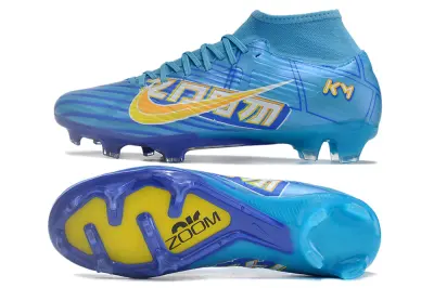 Mbappé x Nike Air Zoom Mercurial Superfly 9 Academy FG - Blue/Sky Blue/Golden Yellow
