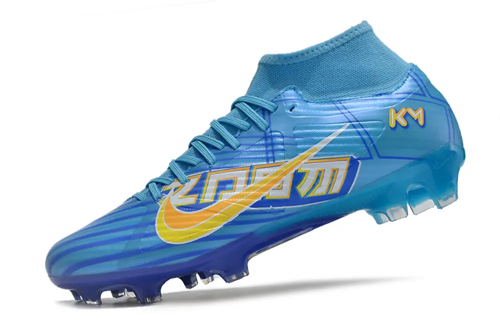 Mbappé x Nike Air Zoom Mercurial Superfly 9 Academy FG - Blue/Sky Blue/Golden Yellow