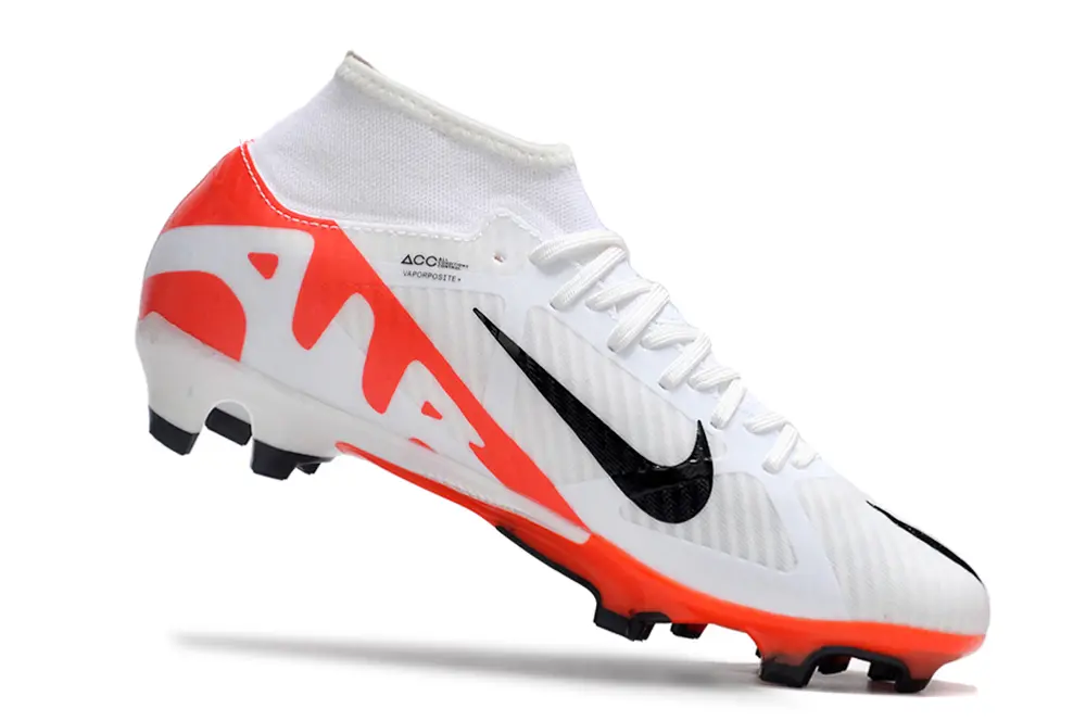 Nike Air Zoom Mercurial Superfly 9 Academy FG - White/Bright Orange/Black