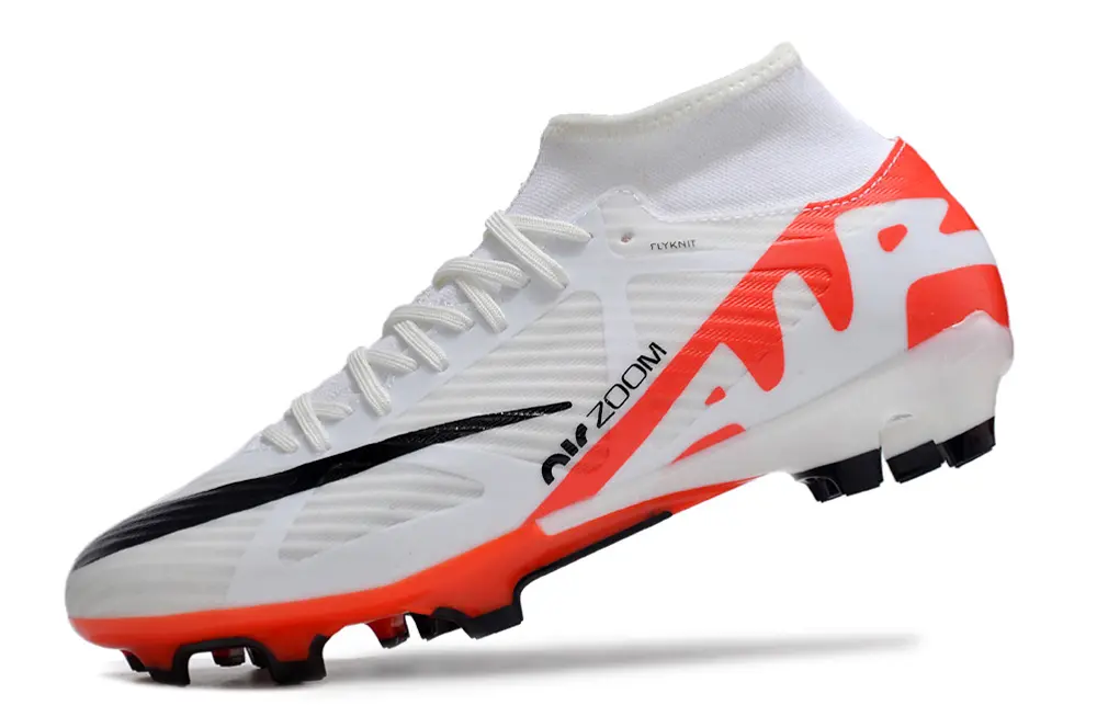Nike Air Zoom Mercurial Superfly 9 Academy FG - White/Bright Orange/Black