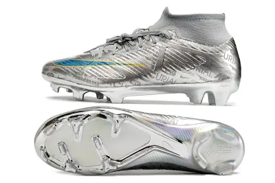 Nike Air Zoom Mercurial Superfly 9 Academy FG - Silver/Metallic Silver/Sky Blue