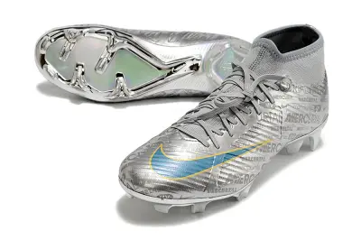 Nike Air Zoom Mercurial Superfly 9 Academy FG - Silver/Metallic Silver/Sky Blue
