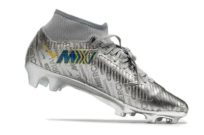 Nike Air Zoom Mercurial Superfly 9 Academy FG - Silver/Metallic Silver/Sky Blue
