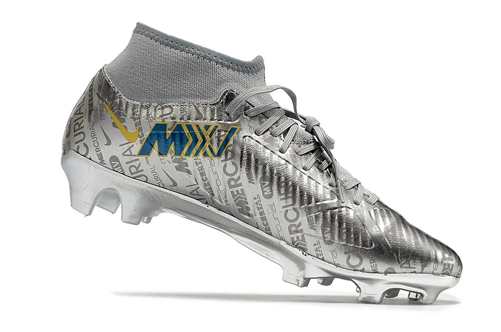 Nike Air Zoom Mercurial Superfly 9 Academy FG - Silver/Metallic Silver/Sky Blue