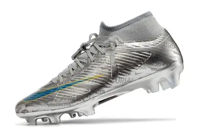 Nike Air Zoom Mercurial Superfly 9 Academy FG - Silver/Metallic Silver/Sky Blue