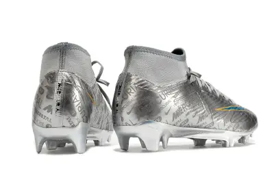 Nike Air Zoom Mercurial Superfly 9 Academy FG - Silver/Metallic Silver/Sky Blue