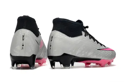Nike Air Zoom Mercurial Superfly 9 Academy FG - Gray/Neon Pink/Black