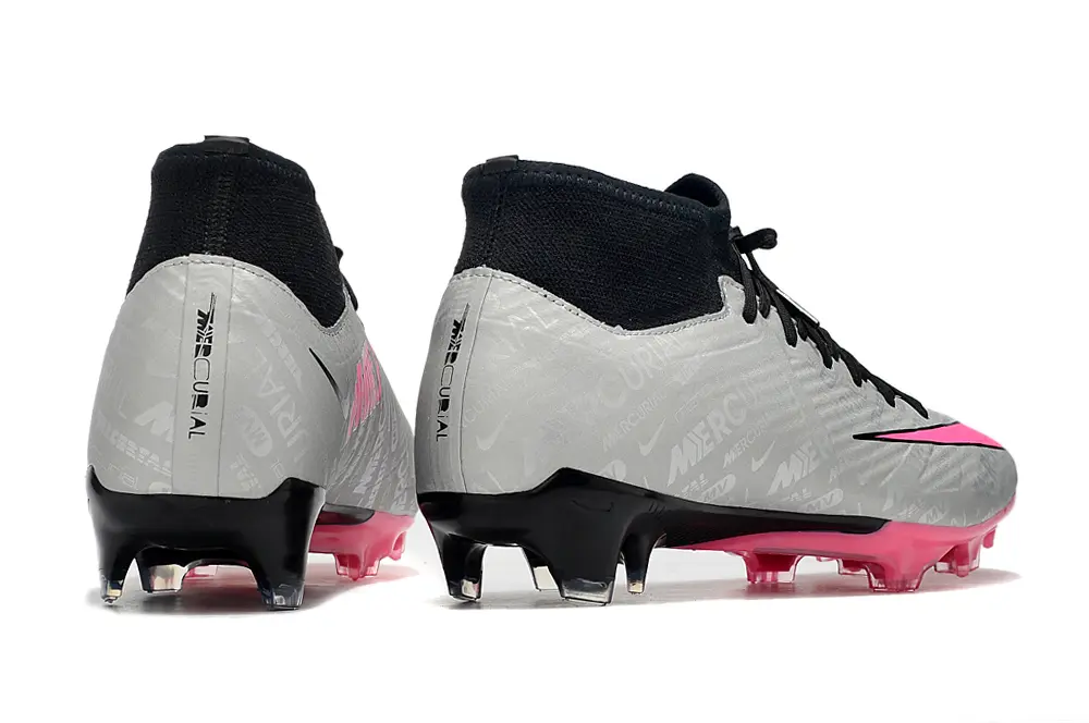 Nike Air Zoom Mercurial Superfly 9 Academy FG - Gray/Neon Pink/Black