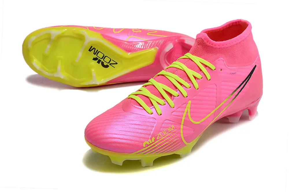 Nike Air Zoom Mercurial Superfly 9 Academy FG - Pink/Vibrant Pink/Neon Yellow