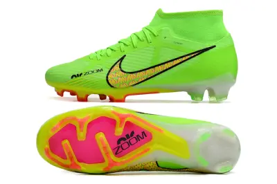 Nike Air Zoom Mercurial Superfly 9 Academy FG - Green/Neon Green/Fluorescent Pink