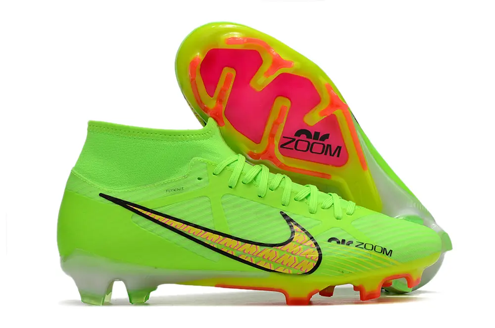 Nike Air Zoom Mercurial Superfly 9 Academy FG - Green/Neon Green/Fluorescent Pink