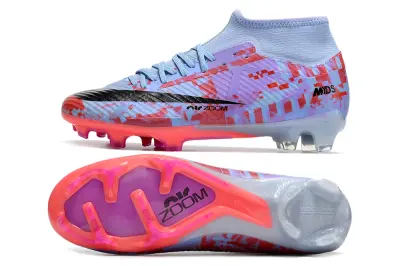 Nike Air Zoom Mercurial Superfly 9 Academy FG - Blue/Sky Blue/Coral Pink