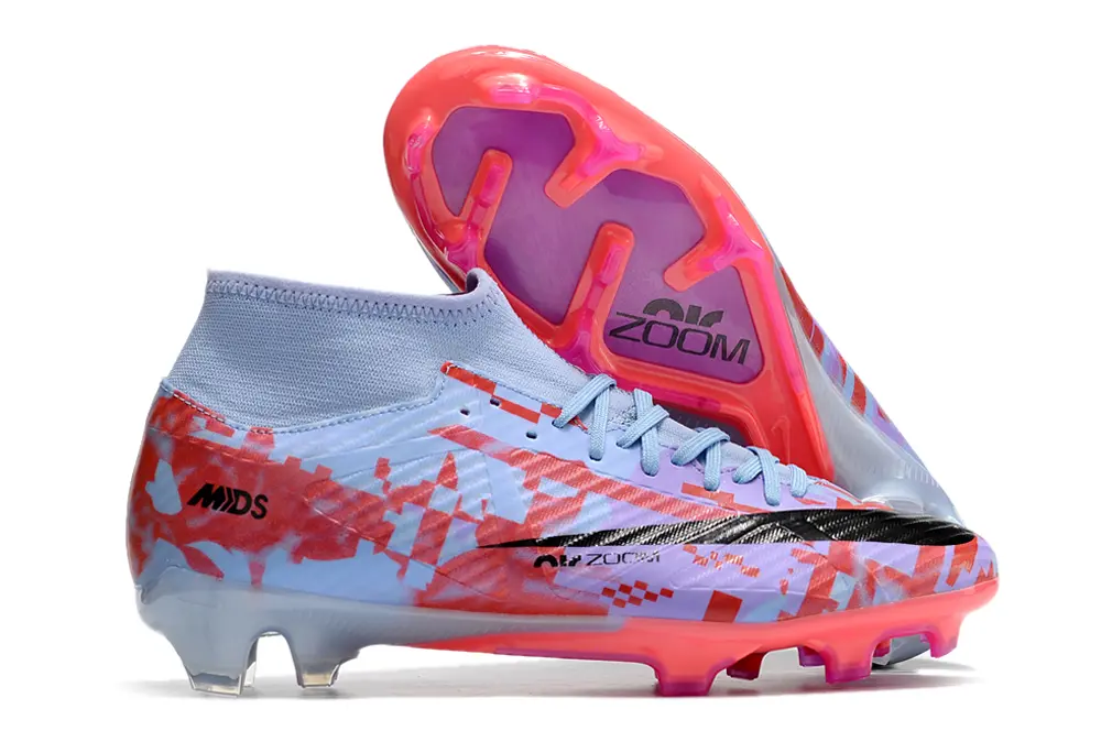 Nike Air Zoom Mercurial Superfly 9 Academy FG - Blue/Sky Blue/Coral Pink